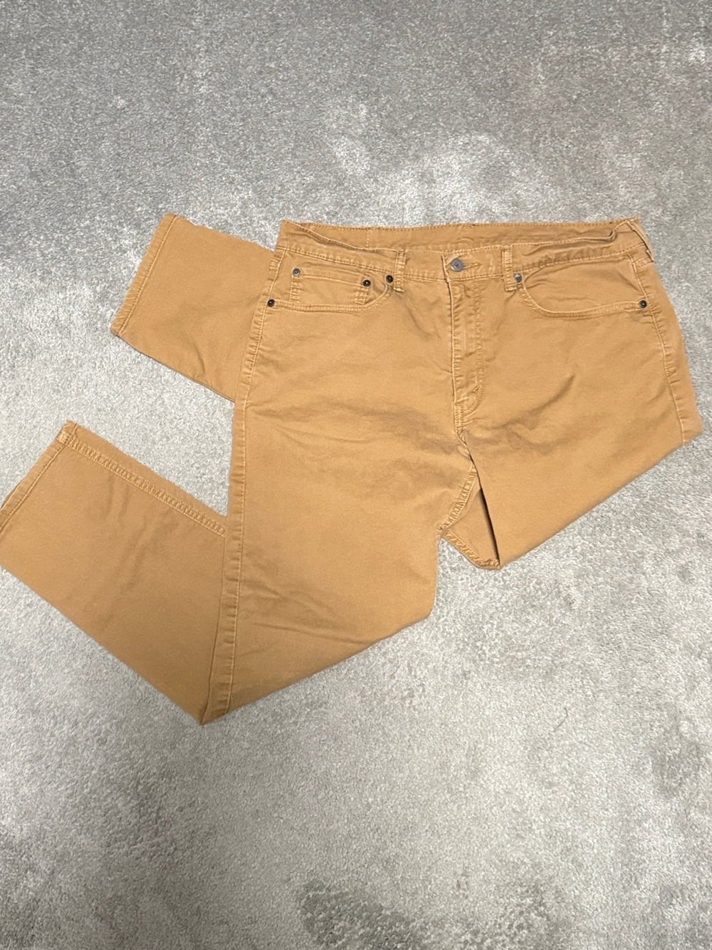 Levi's 502 Original Taper Pants Size 36x32 Tan